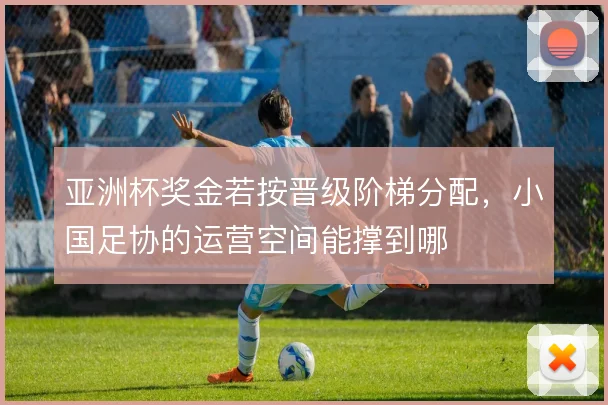 亚洲杯奖金若按晋级阶梯分配,小国足协的运营空间能撑到哪