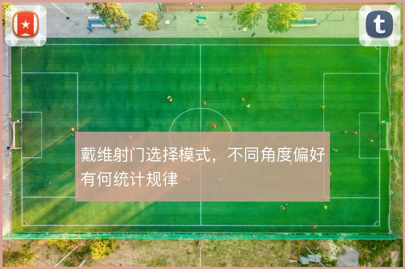 戴维射门选择模式，不同角度偏好有何统计规律
